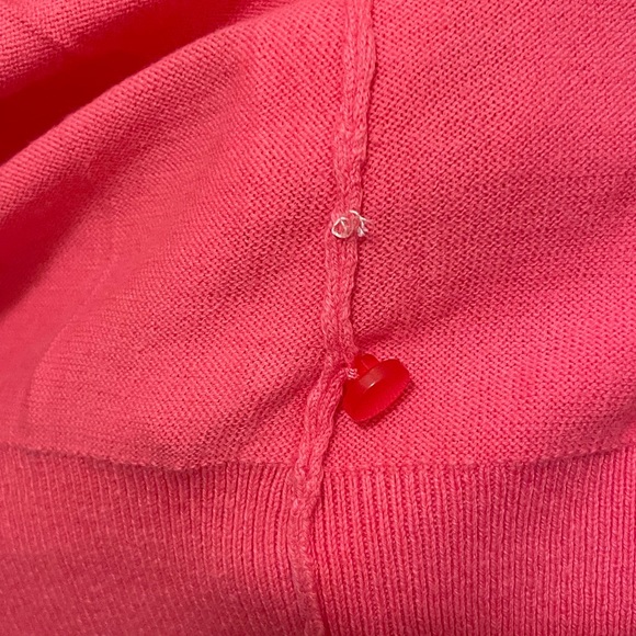 Pink J. Crew Jackie cardigan. 3/4 length sleeves. Size S. - Picture 4 of 4